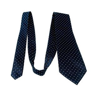 PURA SETA MENS TIE 100% SILK Necktie Dk/Blue